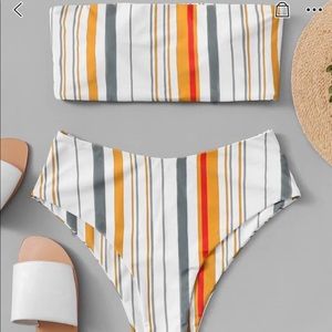 SHEIN highwaisted bikini set